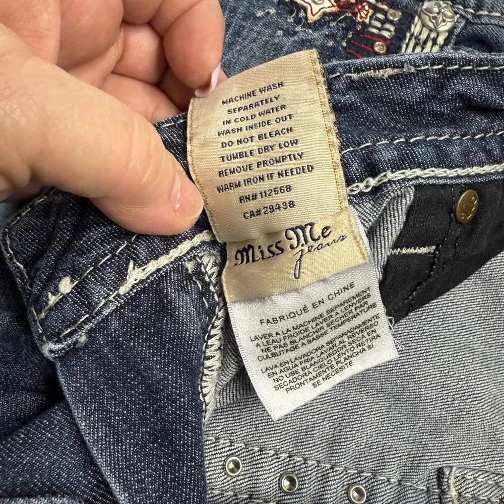 Miss Me Classic Denim Jeans - Picture 2 of 5